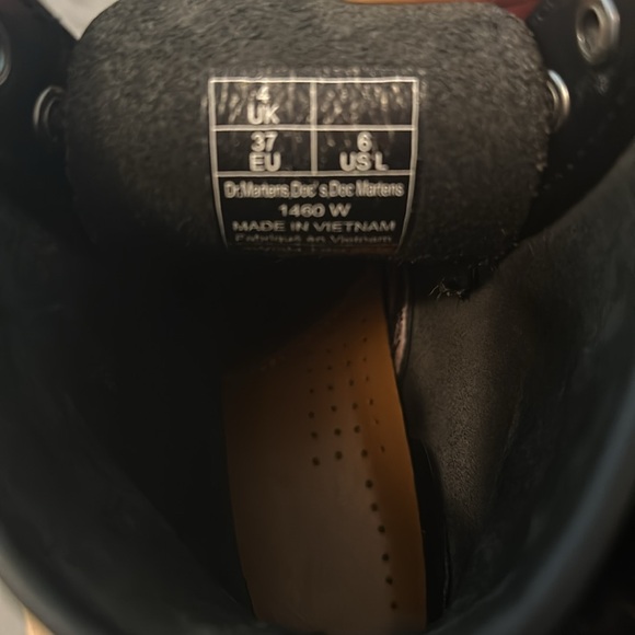 Dr Martens 1460 Black Leather Boots - Picture 9 of 9